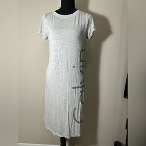 Calvin Klein Light Gray Midi Dress